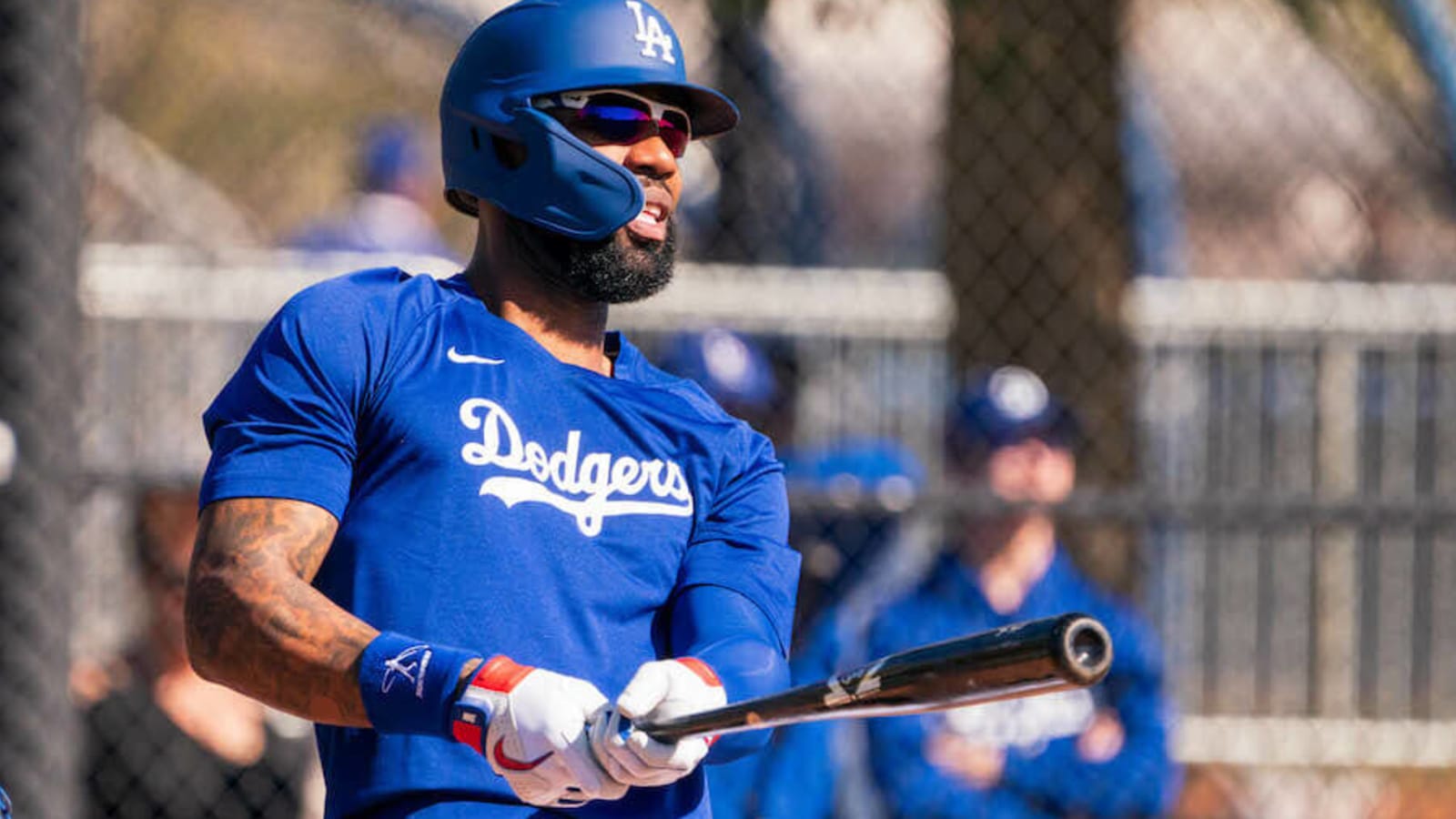 Dodgers Spring Training Video Jason Heyward Hits Home Run Off Tony