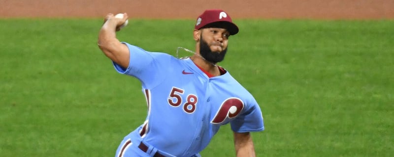 Seranthony Dominguez latest Phillies reliever to exit with an injury
