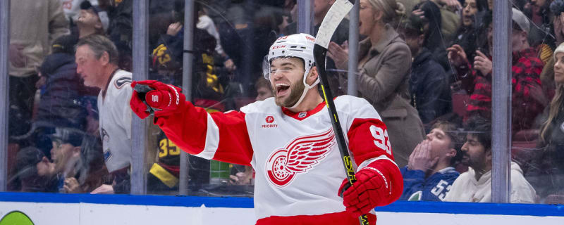 Red Wings Move Into Wild Card Spot on DeBrincat OT Goal