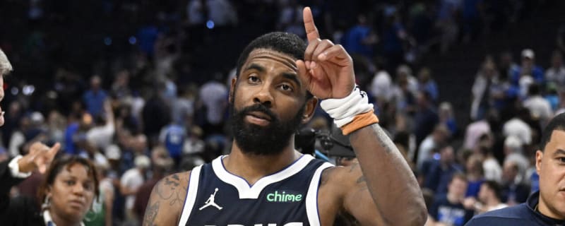 Kyrie Irving reacts to claims he and Luka Doncic are best backcourt ever