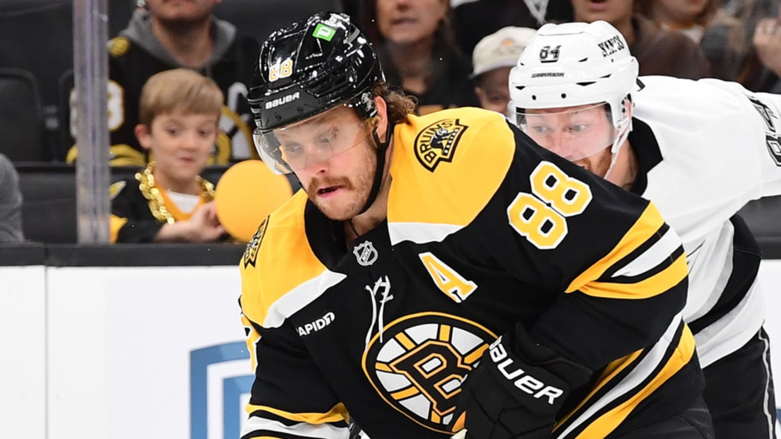 Bruins Pastrnak Shaken Not Stirred Following Greer hit