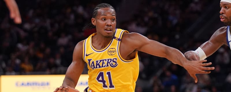 Lakers sign training-camp standout to two-way deal