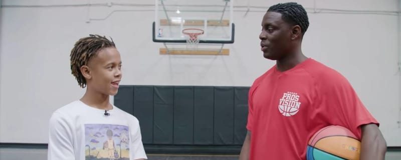 Watch: 12-year-old challenges Darren Collison in 'Shot at the Champ' series