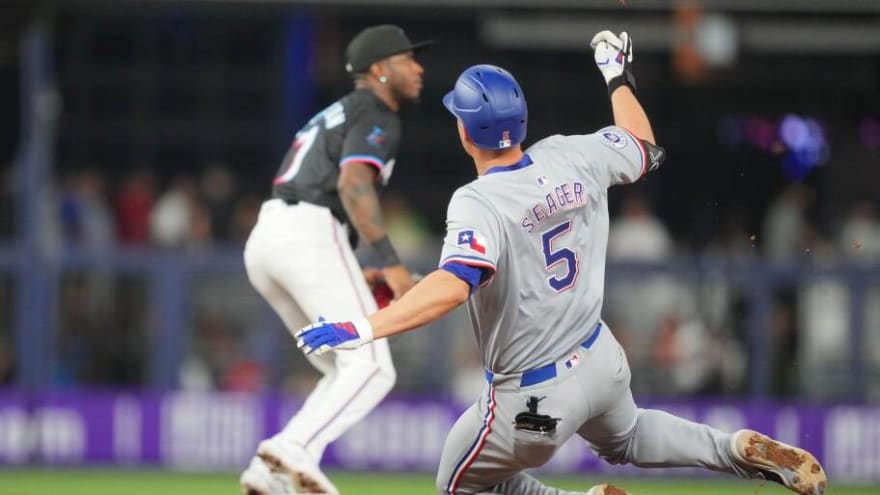 Role Players, Rookies Come Up Big For Texas Rangers To Blow Out Miami Marlins