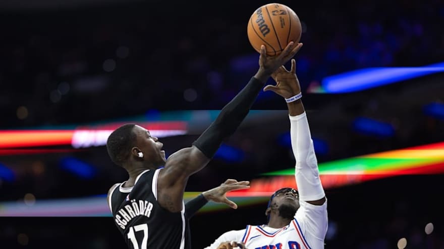 Shorthanded Nets Overwhelmed by 76ers&#39; Depth, Fall to 1-2 in Preseason