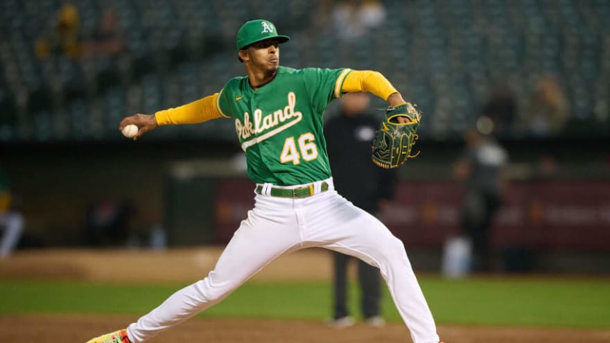 A&#39;s Starter Hits 100 MPH in Rehab Start