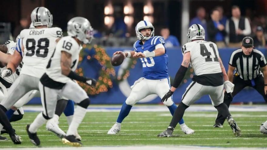 Raiders QB Gardner Minshew on Which Raider Has Stood Out to Him the Most