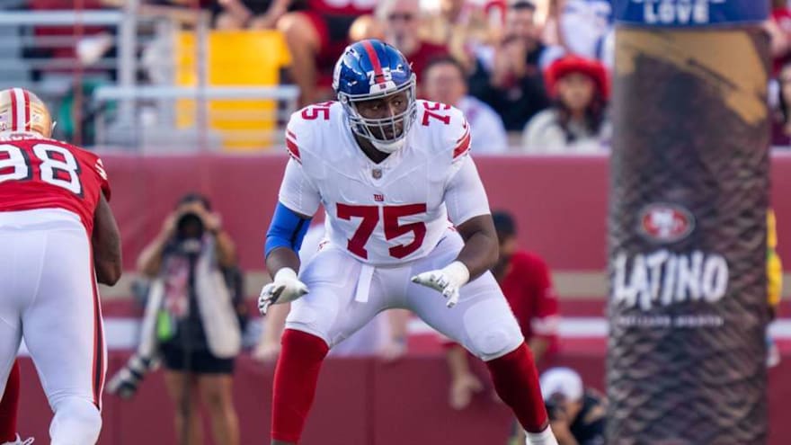 Joshua Ezeudu Feels Ready to Step in at Left Tackle for Giants  