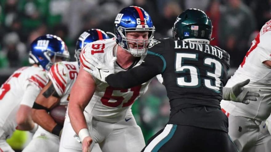 Giants Center John Michael Schmitz Eyes Quantum Leap in Second Season