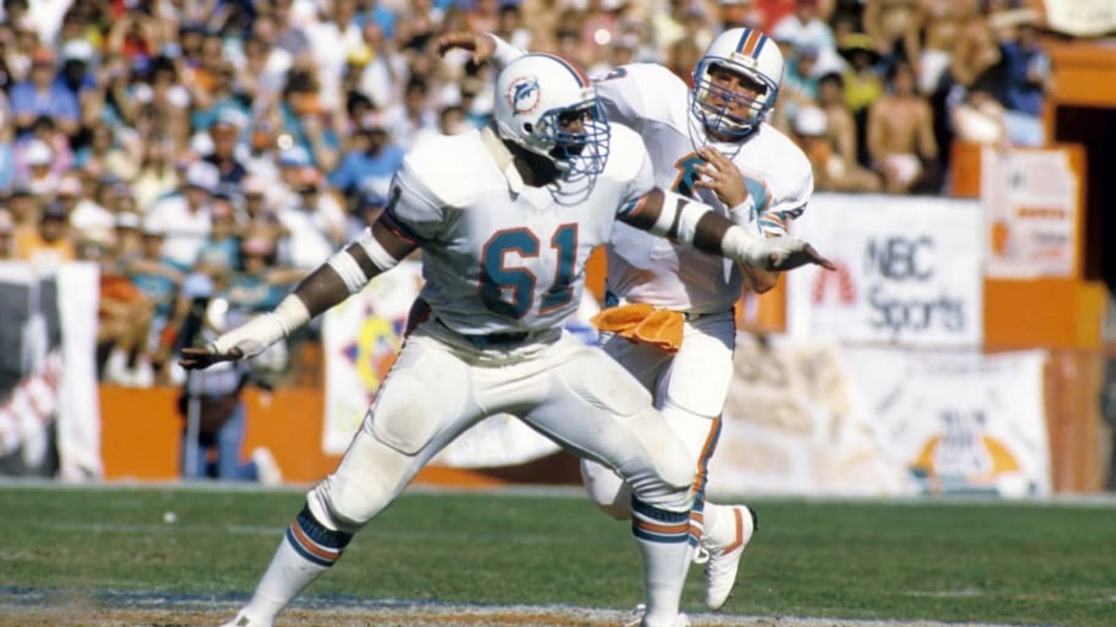 Number 61 and the Three Who Wore It Best for the Dolphins
