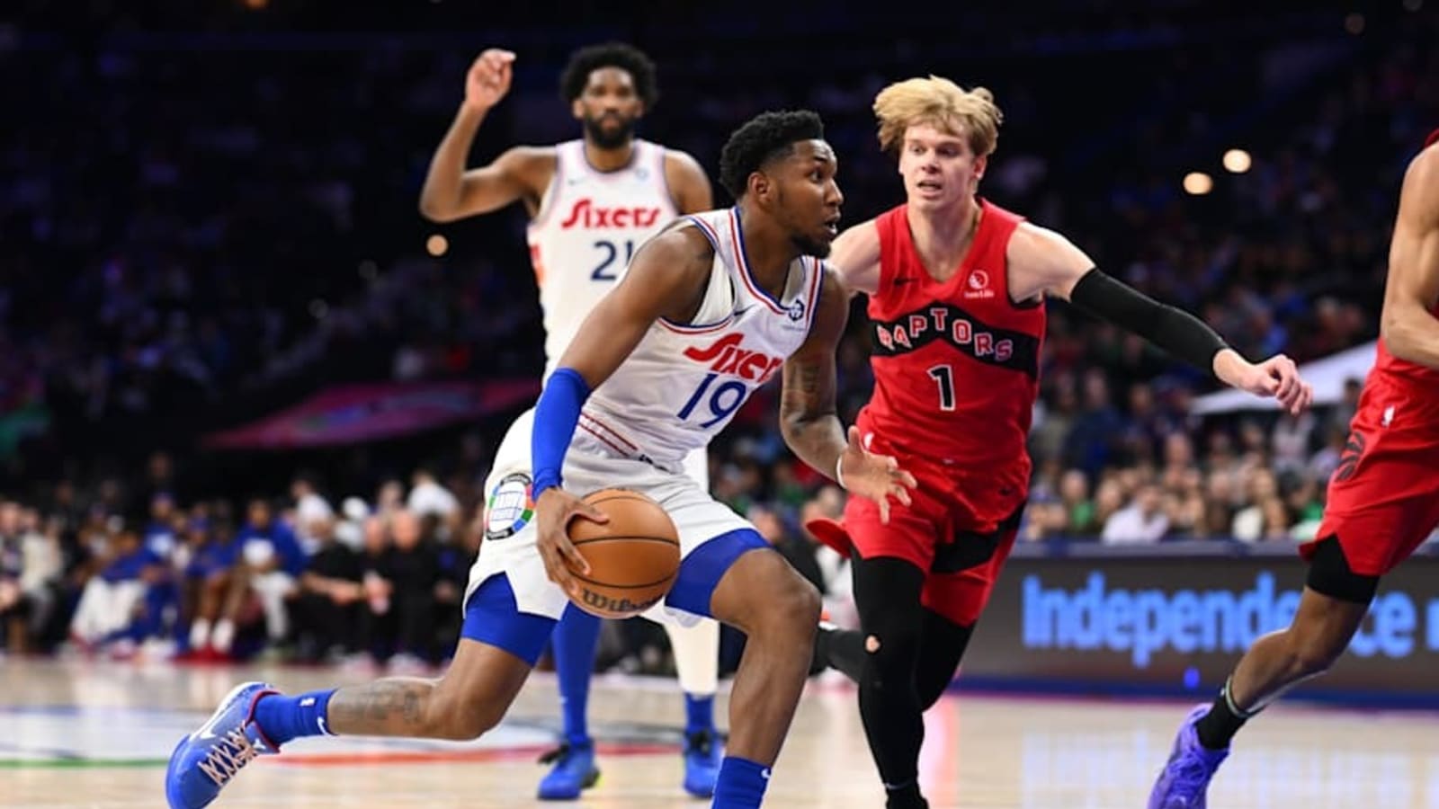 Joel Embiid Supports Philadelphia 76ers Rookie’s Special Moment