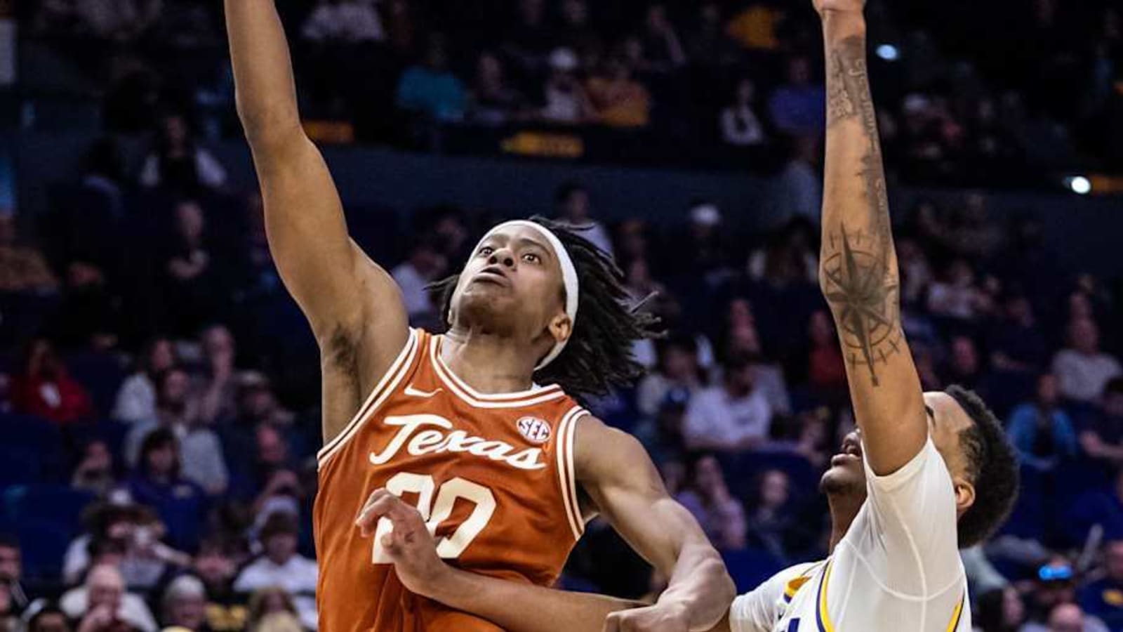 Texas Longhorns guard Tre Johnson Named SEC Freshman of the Week
