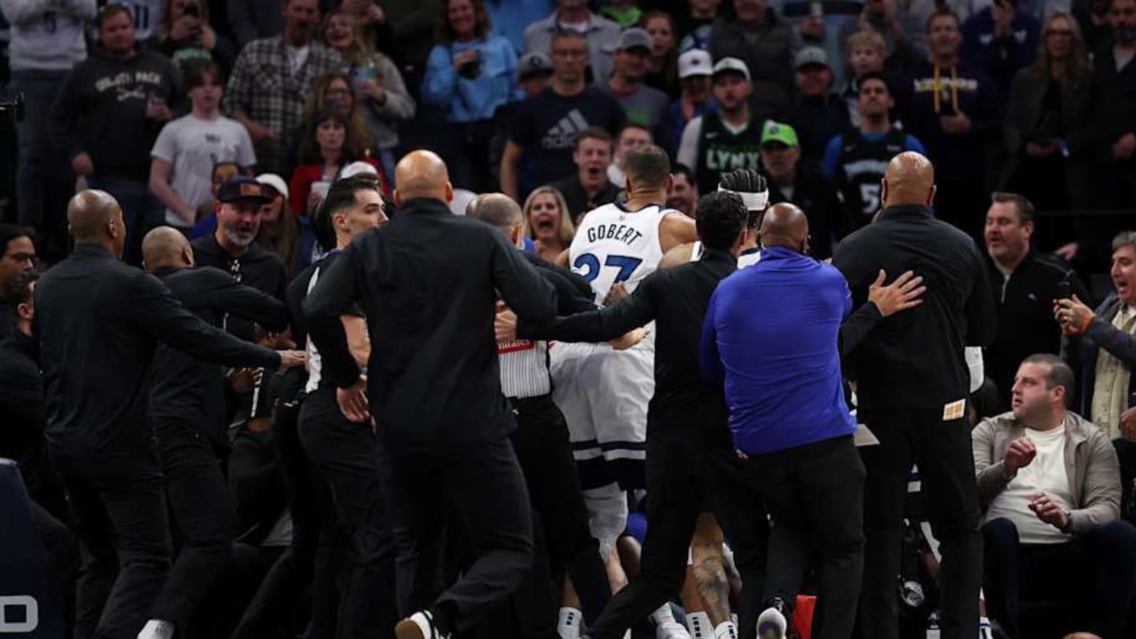 New fan video gives wild view of Timberwolves-Pistons brawl