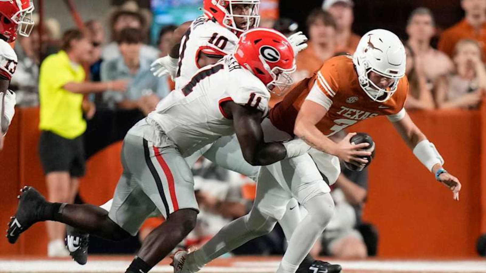 Texas Drops in AP Top 25 After Humbling Loss to Georgia
