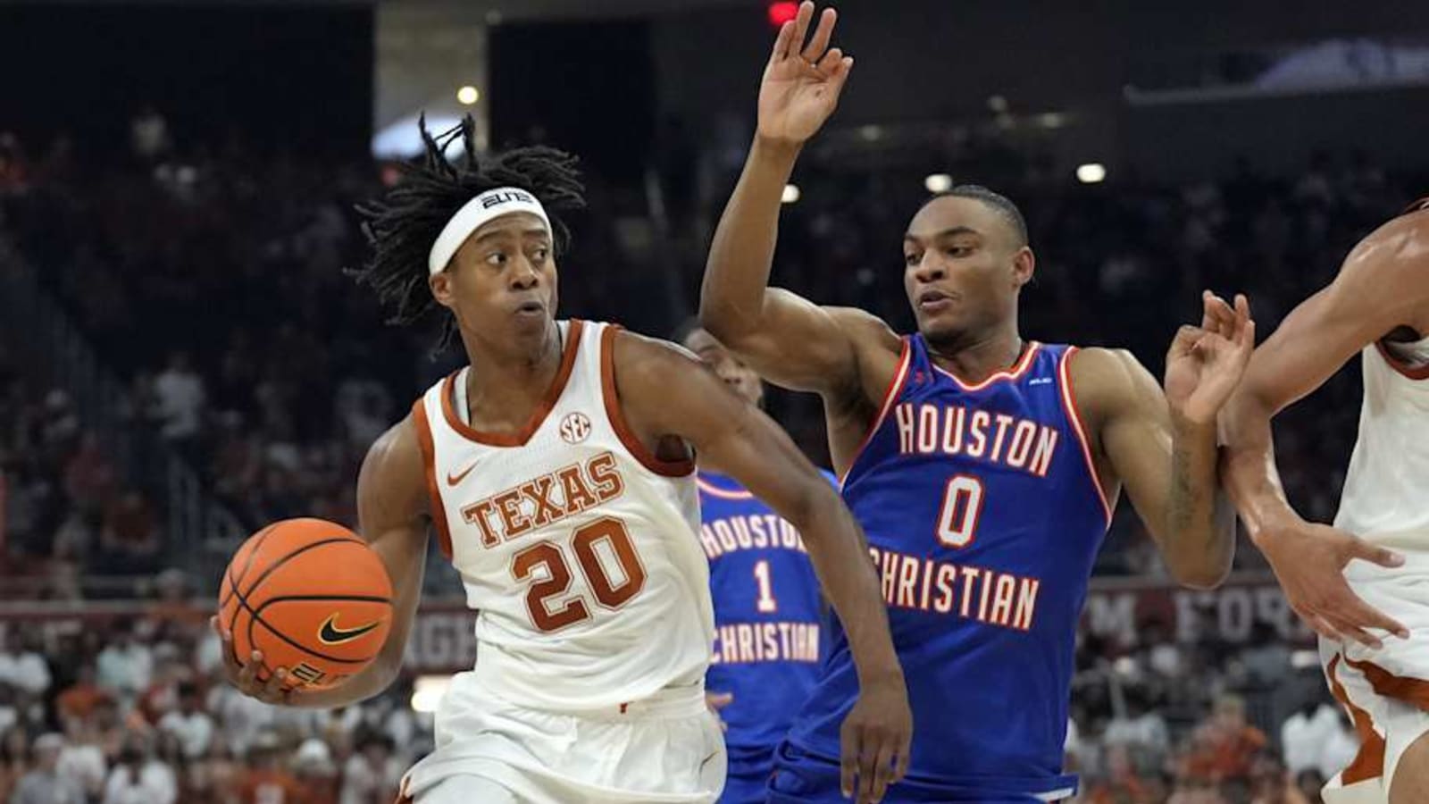 Tre Johnson Leads Texas Longhorns Past Houston Christian in Home Opener