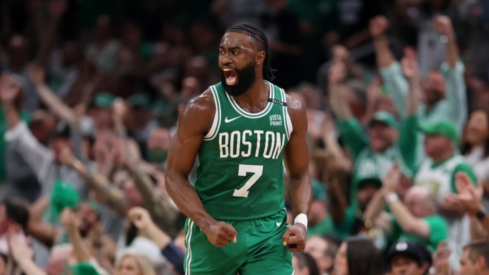 NBA Finals MVP Jaylen Browns Tests Out Mysterious New Sneakers