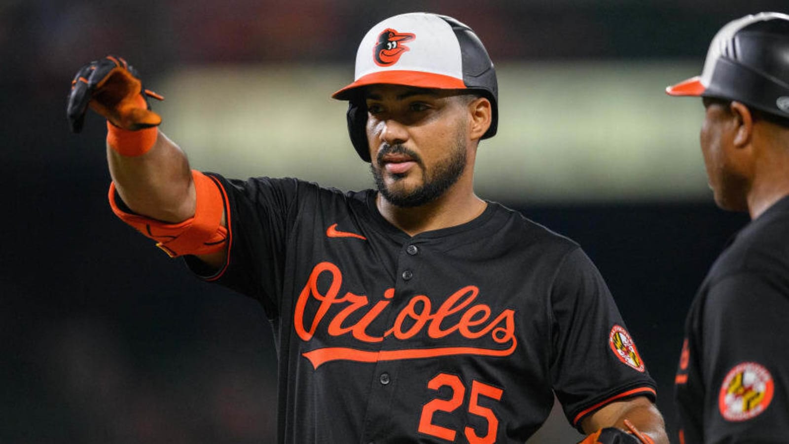 Baltimore Orioles Outfielder Anthony Santander Performs Against Toronto Blue Jays