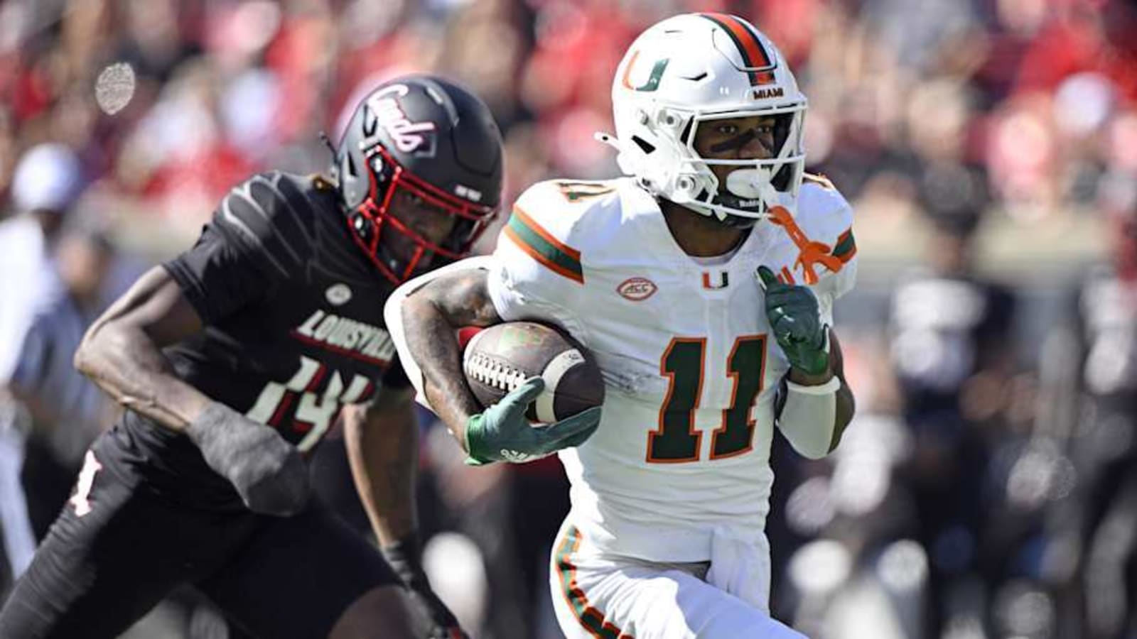 The First Of Many Explosive Games From Miami Hurricanes Wide Receiver Samuel Brown