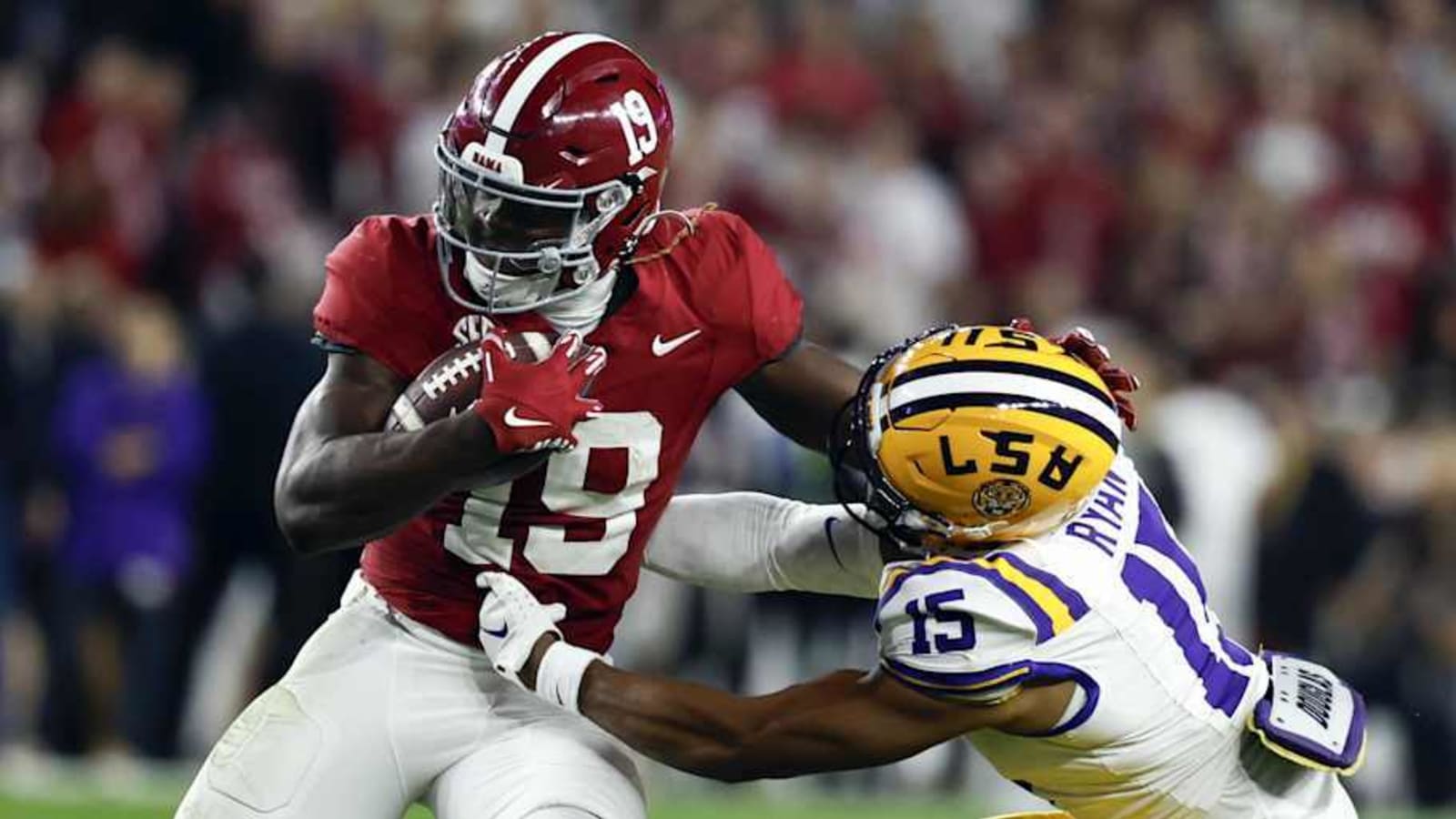 Alabama WR Kendrick Law Excited to Play in Home State at LSU