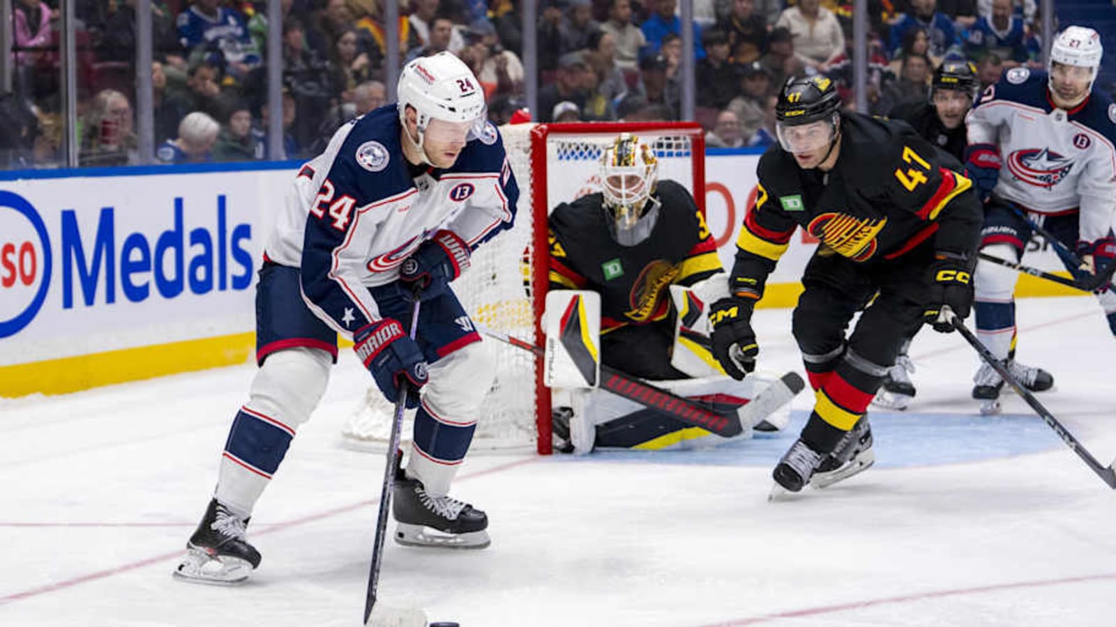 Canucks, Blue Jackets Meet in Must-Win Game