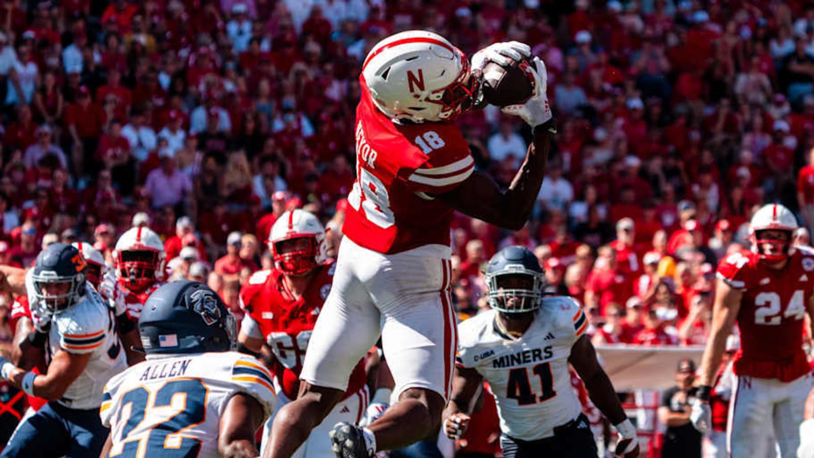 Nebraska Wide Receiver Isaiah Neyor Enters Transfer Portal