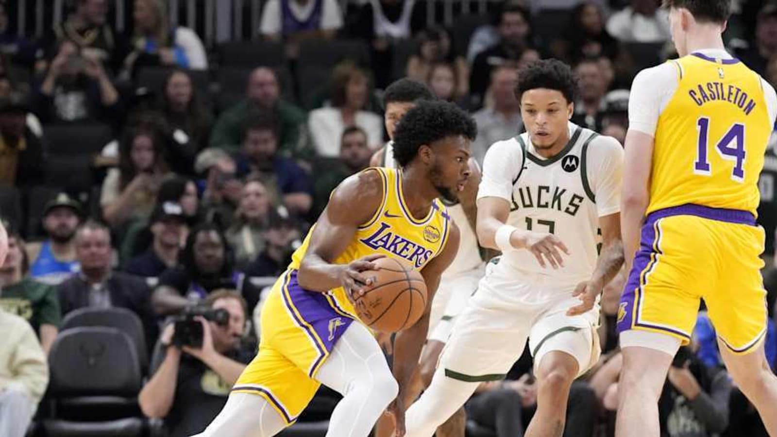 How Many Points Did Bronny James Score in Lakers Win vs Bucks?