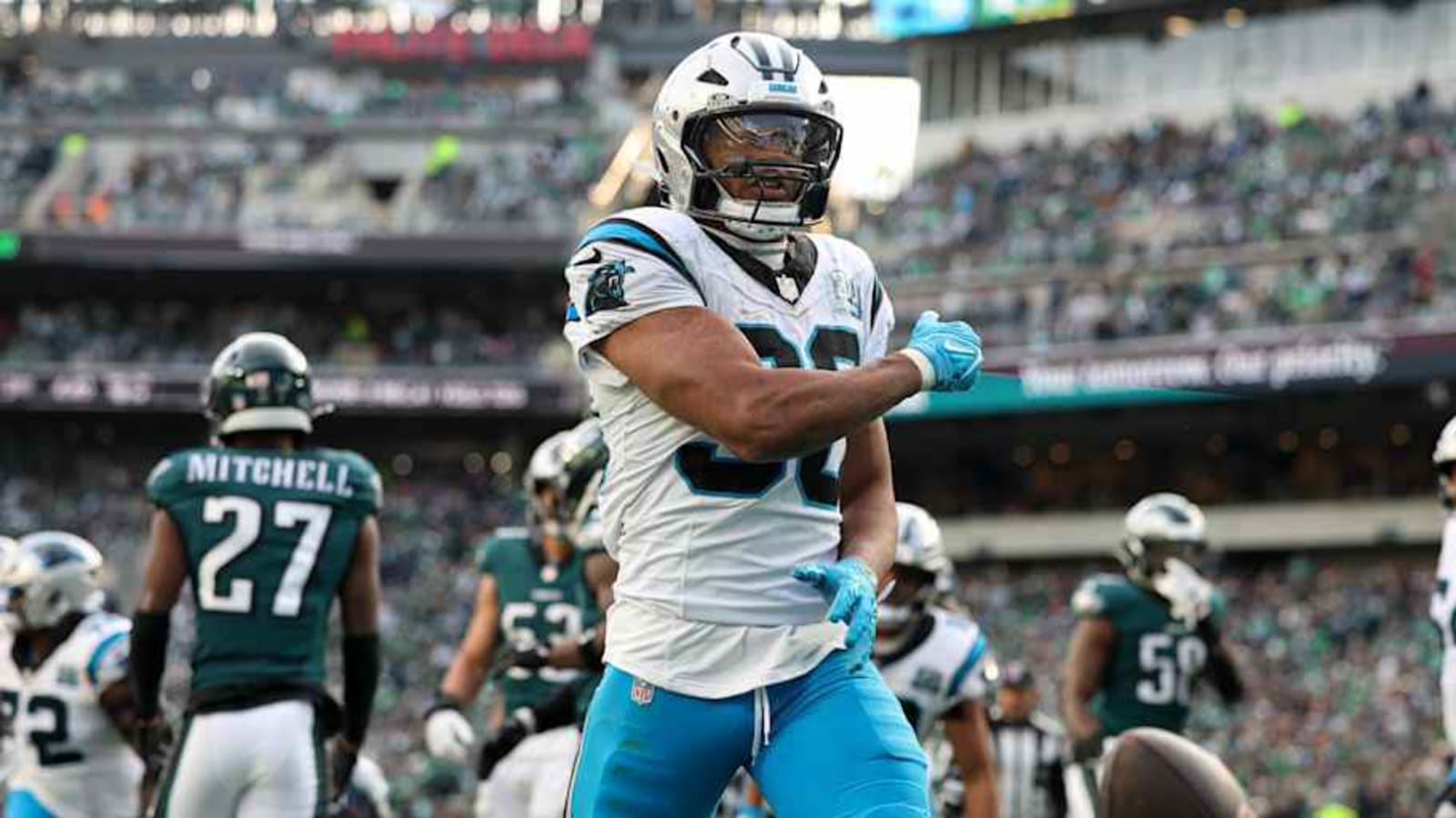 Vic Fangio pays Chuba Hubbard, Panthers tremendous compliment