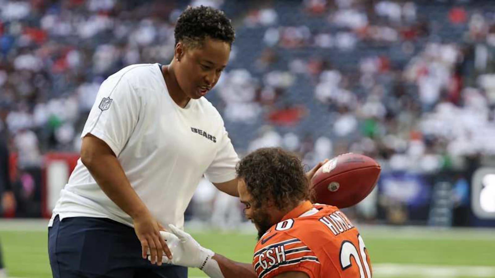 First Bears female coach among assistants no longer with the team