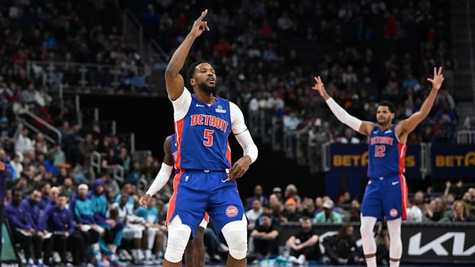 Pistons Coach Reacts to Malik Beasley&#39;s On-Court Celebrations