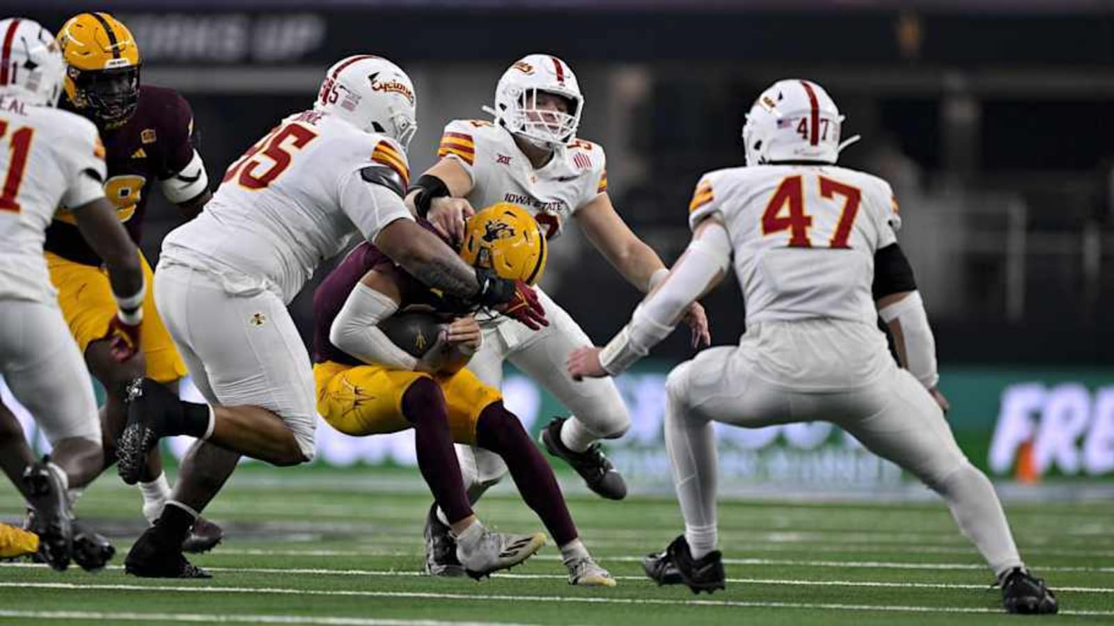 Where are the Big 12 Conference football teams playing this postseason?