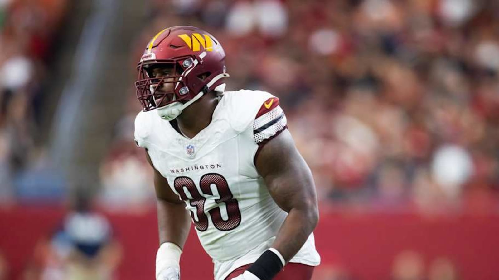 Commanders LB Bobby Wagner reacts to cutting Jonathan Allen