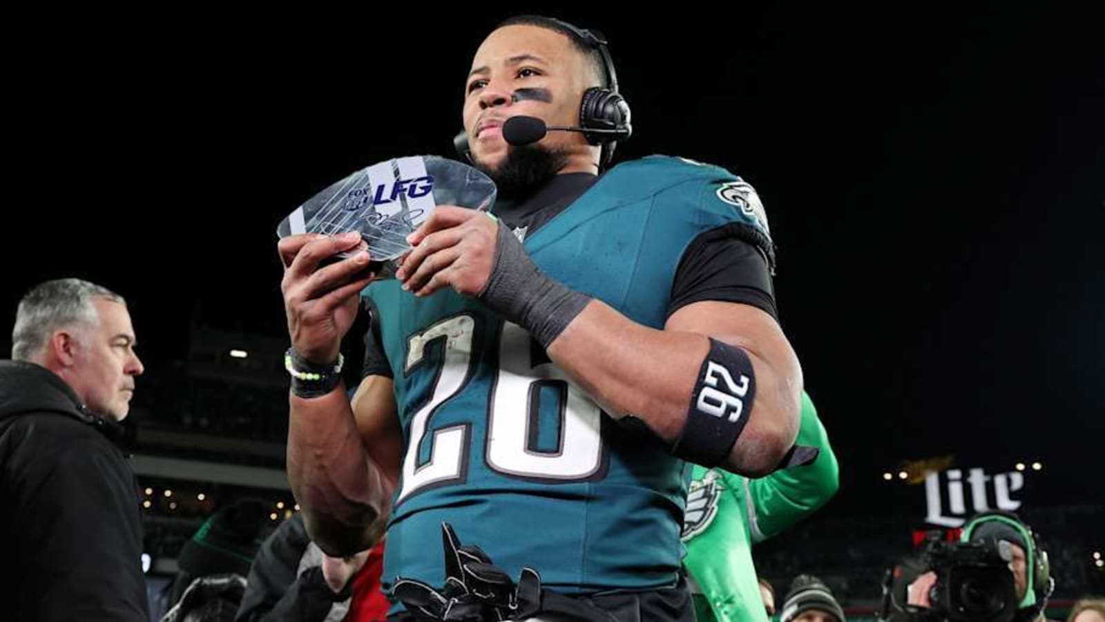 Saquon Barkley added dollars to his contract with Eagles NFC Championship win