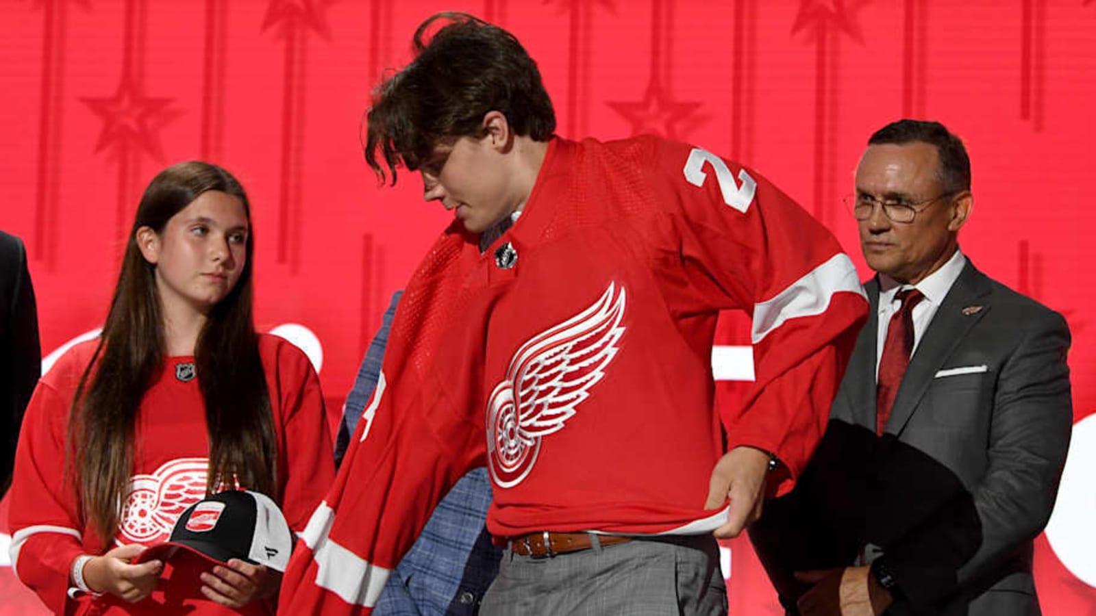Red Wings Prospect Dominates in Sweden Victory