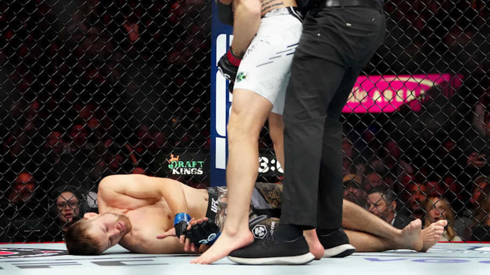 Josh Emmett left Bryce Mitchell twitching on canvas after disgusting one-shot KO