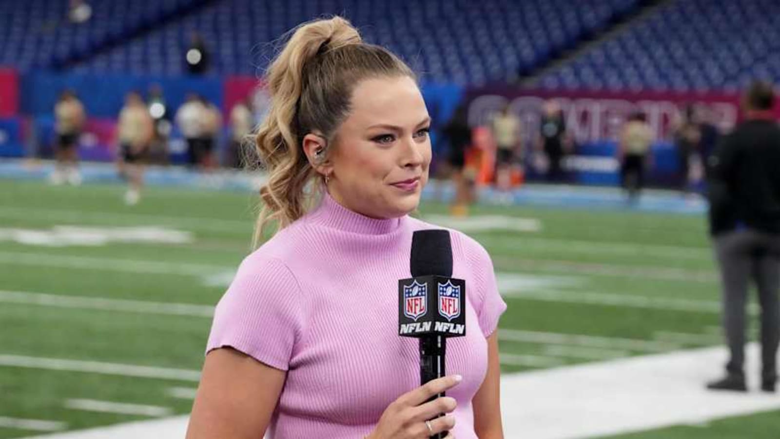 NFL Network&#39;s Jamie Erdahl brought to tears by Vikings coach Kevin O&#39;Connell&#39;s surprise