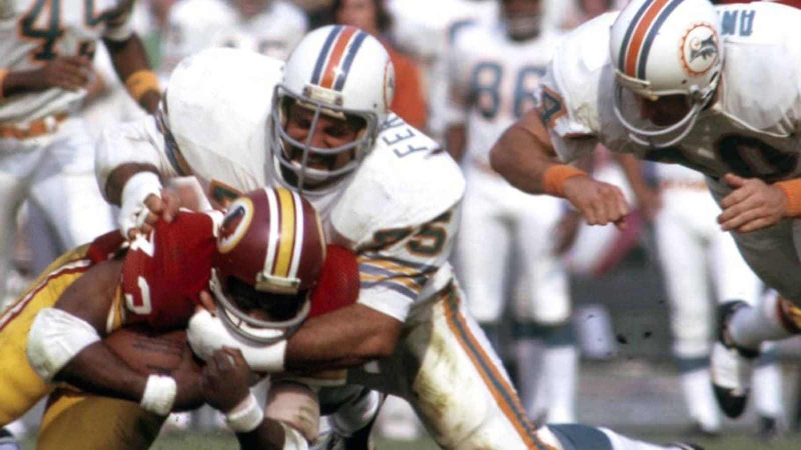 Number 75 and the Three Who Wore It Best for the Dolphins