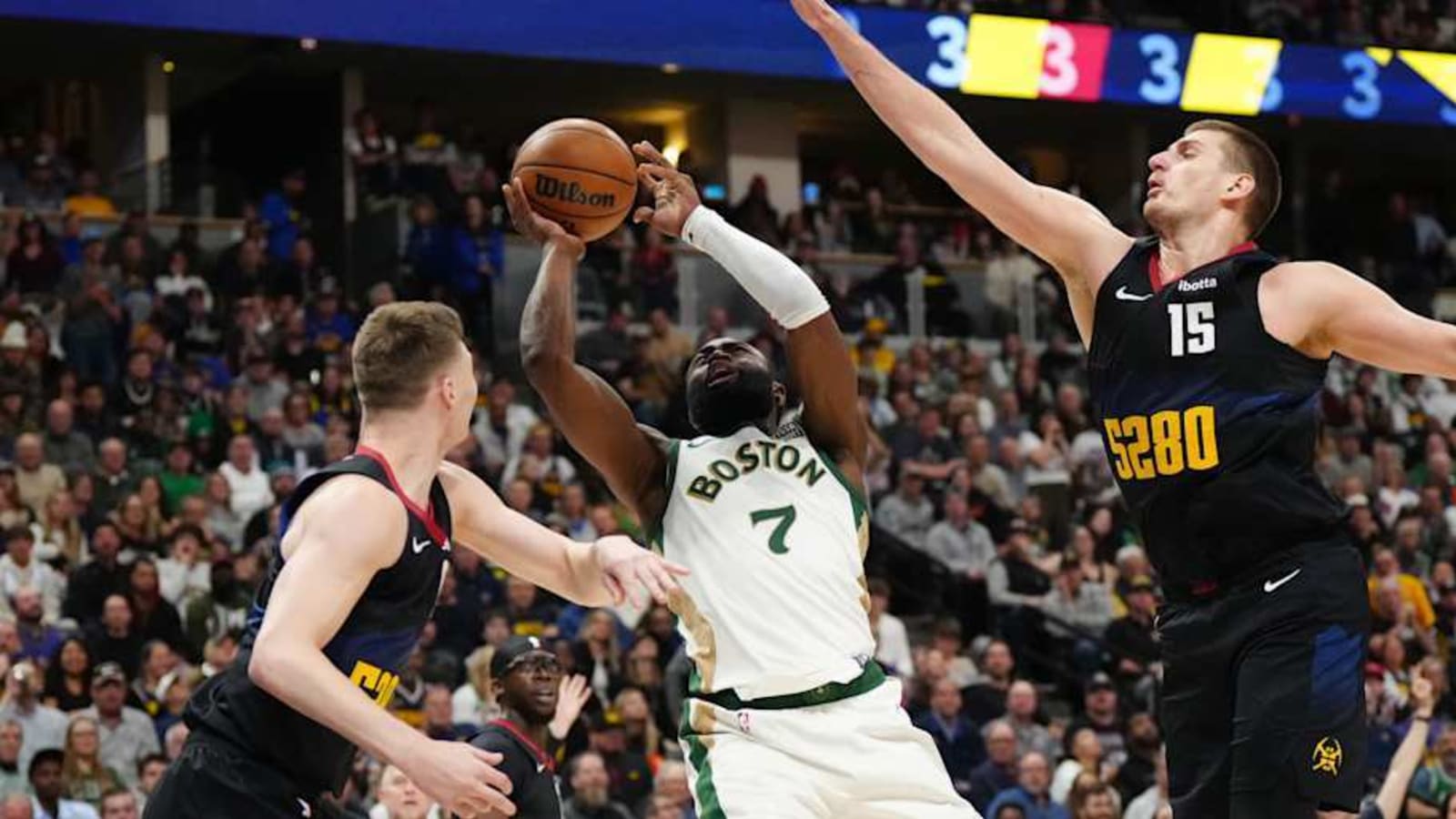 Jaylen Brown&#39;s Taunt Against Denver Nuggets Star Goes Viral