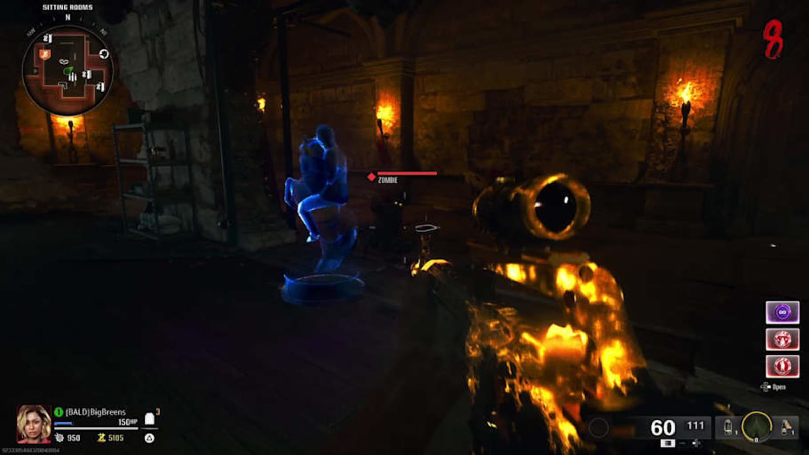 COD Black Ops 6 Zombies: How to activate the Chess Knight Guardian in Citadelle des Morts