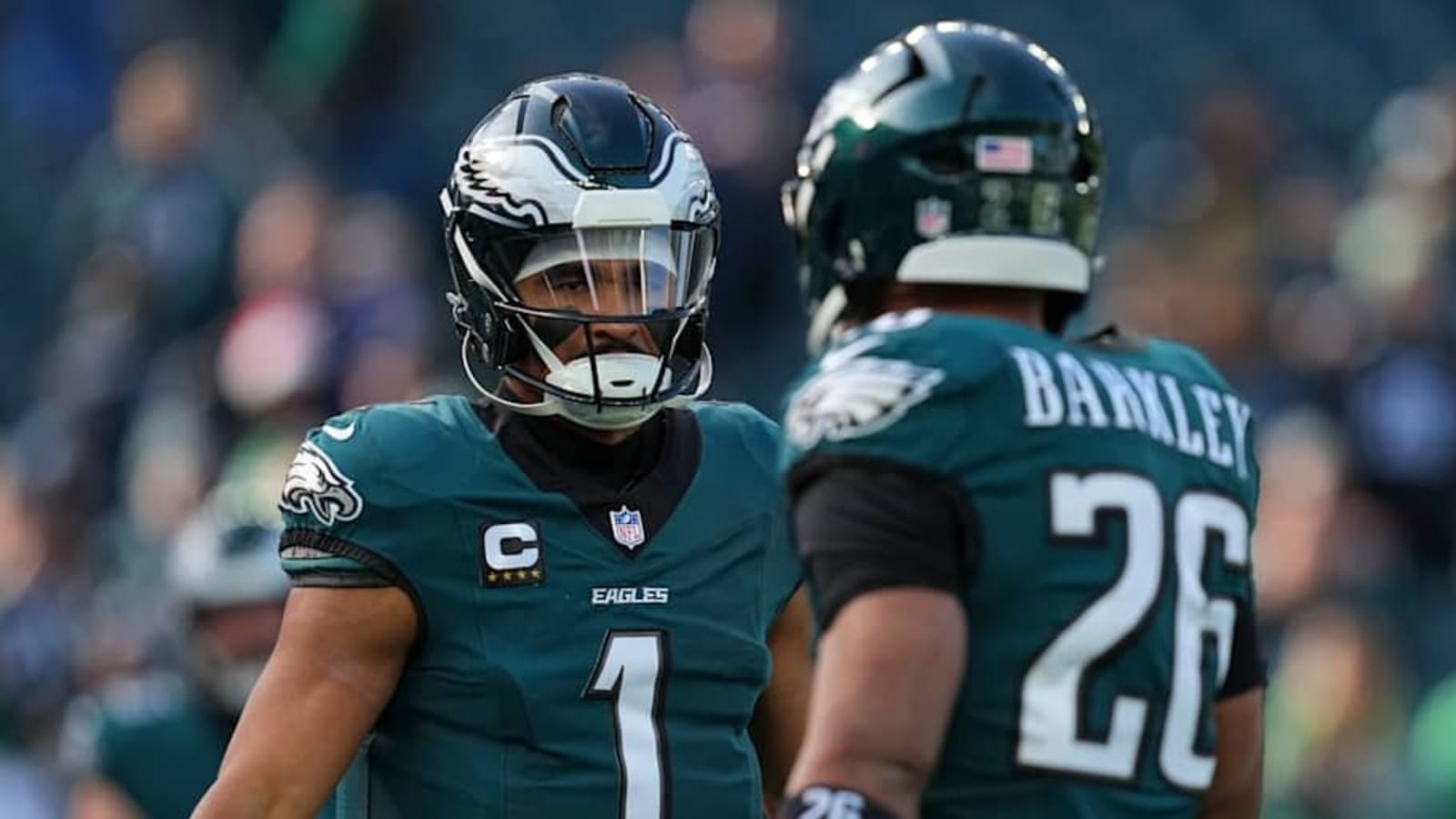 Saquon Barkley sends loud message to Jalen Hurts doubters after Eagles&#39; Wild Card win