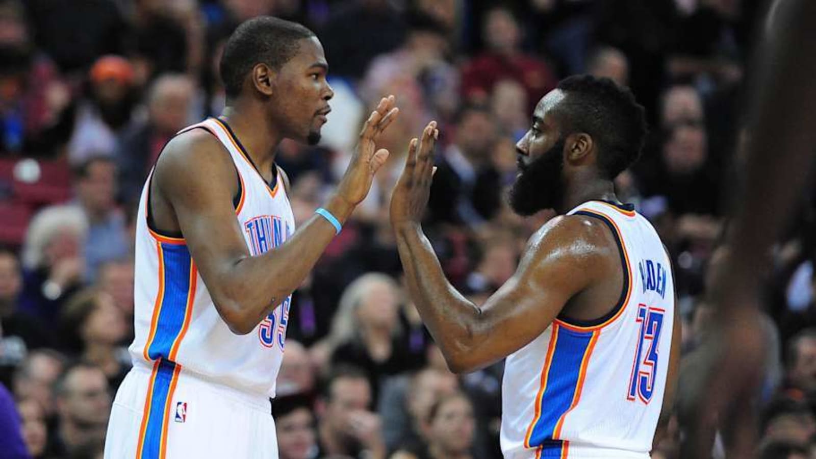 James Harden Congratulated by Former Thunder Teammate Kevin Durant 15 Years After NBA Debut