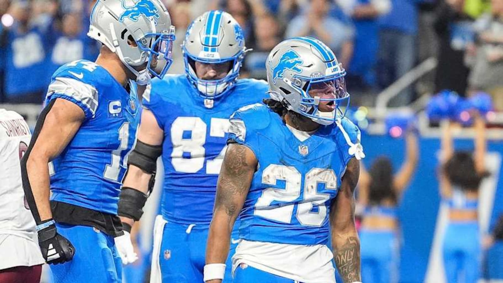 Lions Gibbs, Rakestraw, Williams, Arnold Change Jersey Numbers