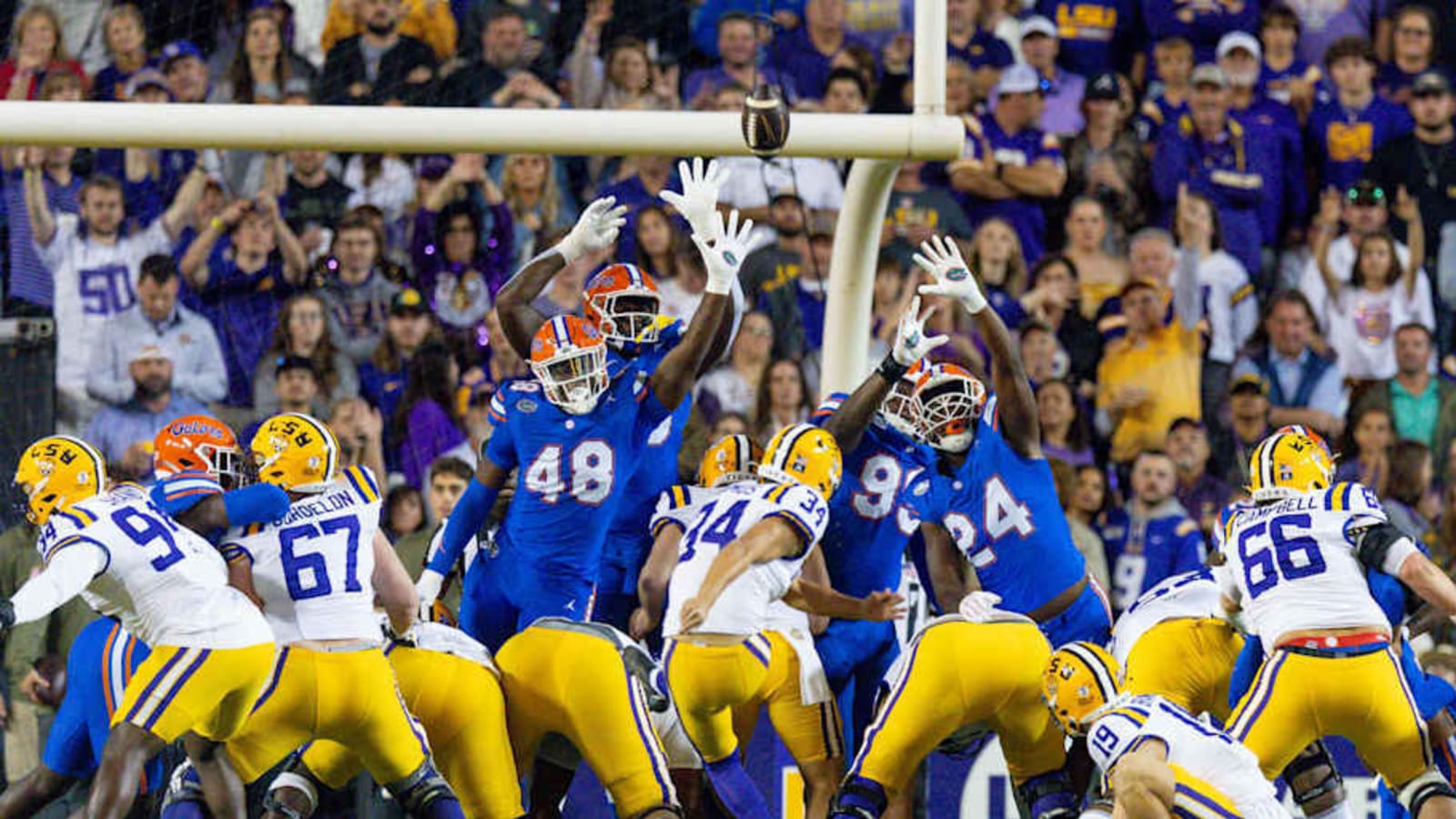 Gators&#39; Game vs. LSU Announced as 3:30 p.m. Start