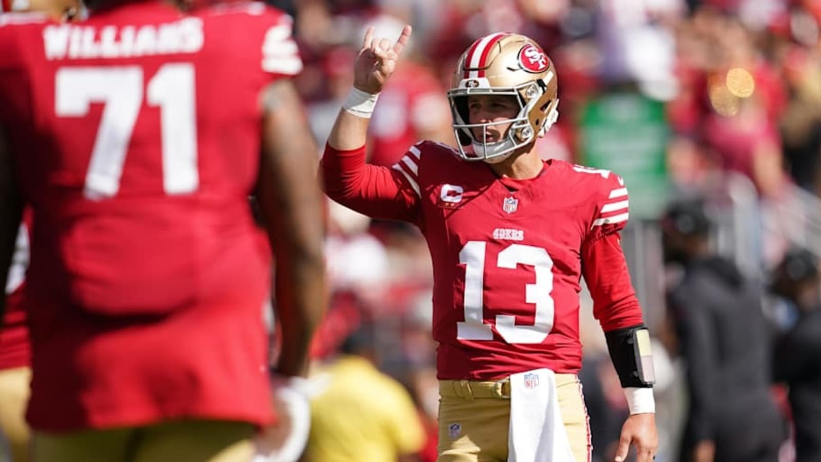 49ers QB Brock Purdy Says He&#39;s Not Allowed to Audible