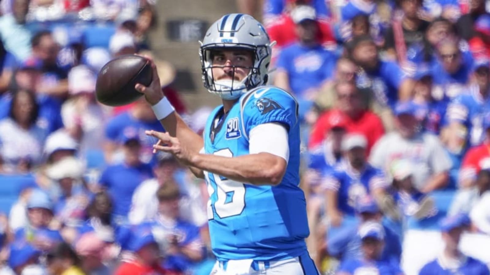 Panthers waive rookie quarterback, leaving two on the roster