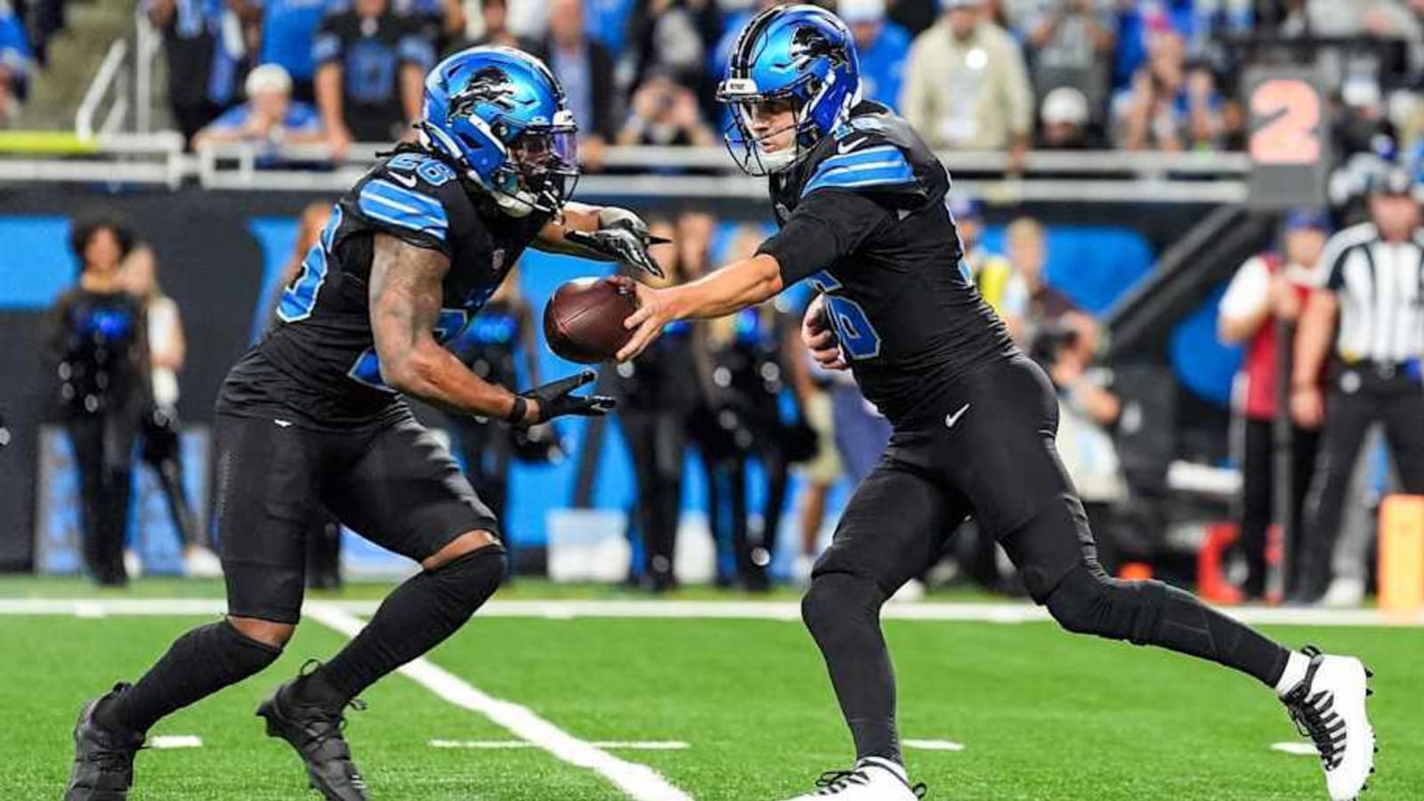 Detroit Lions tease black uniforms for Week 18 against the Minnesota Vikings