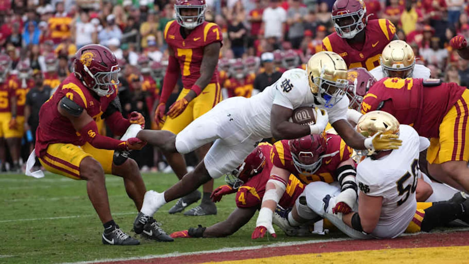 Notre Dame Star Jeremiyah Love:  Injury Update