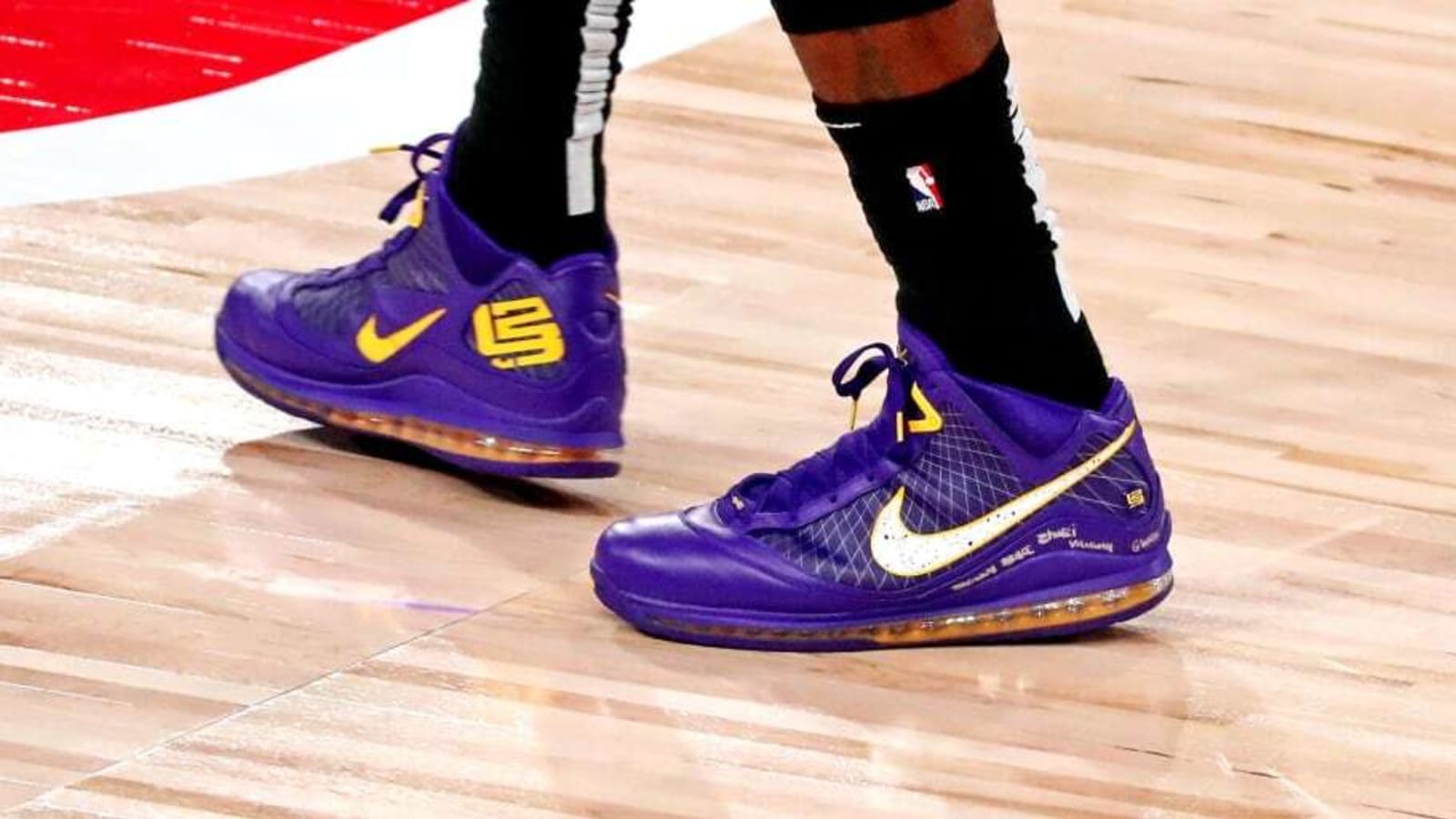 What size shoe does bronny wear clearance