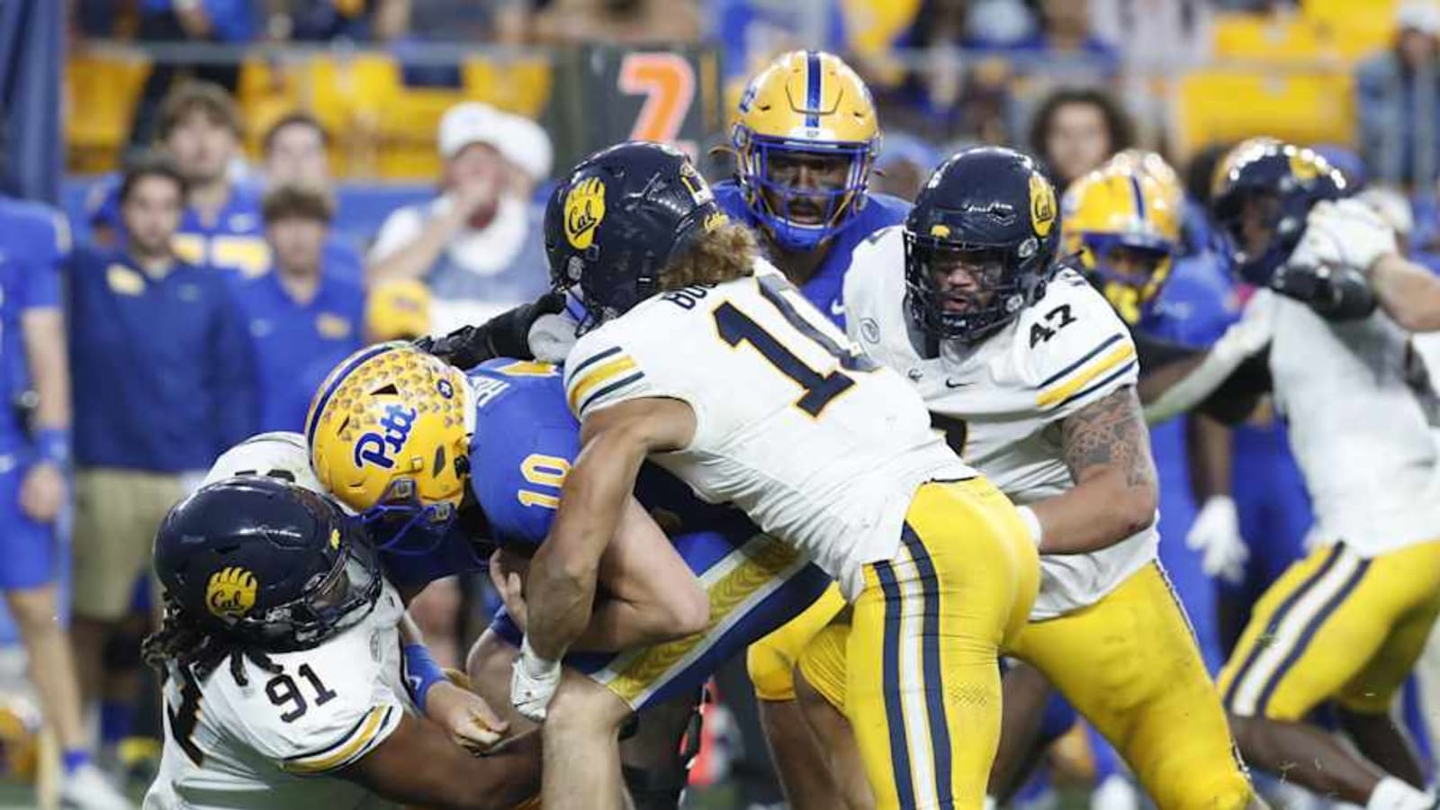 Pitt Snap Count vs. Cal Revealed