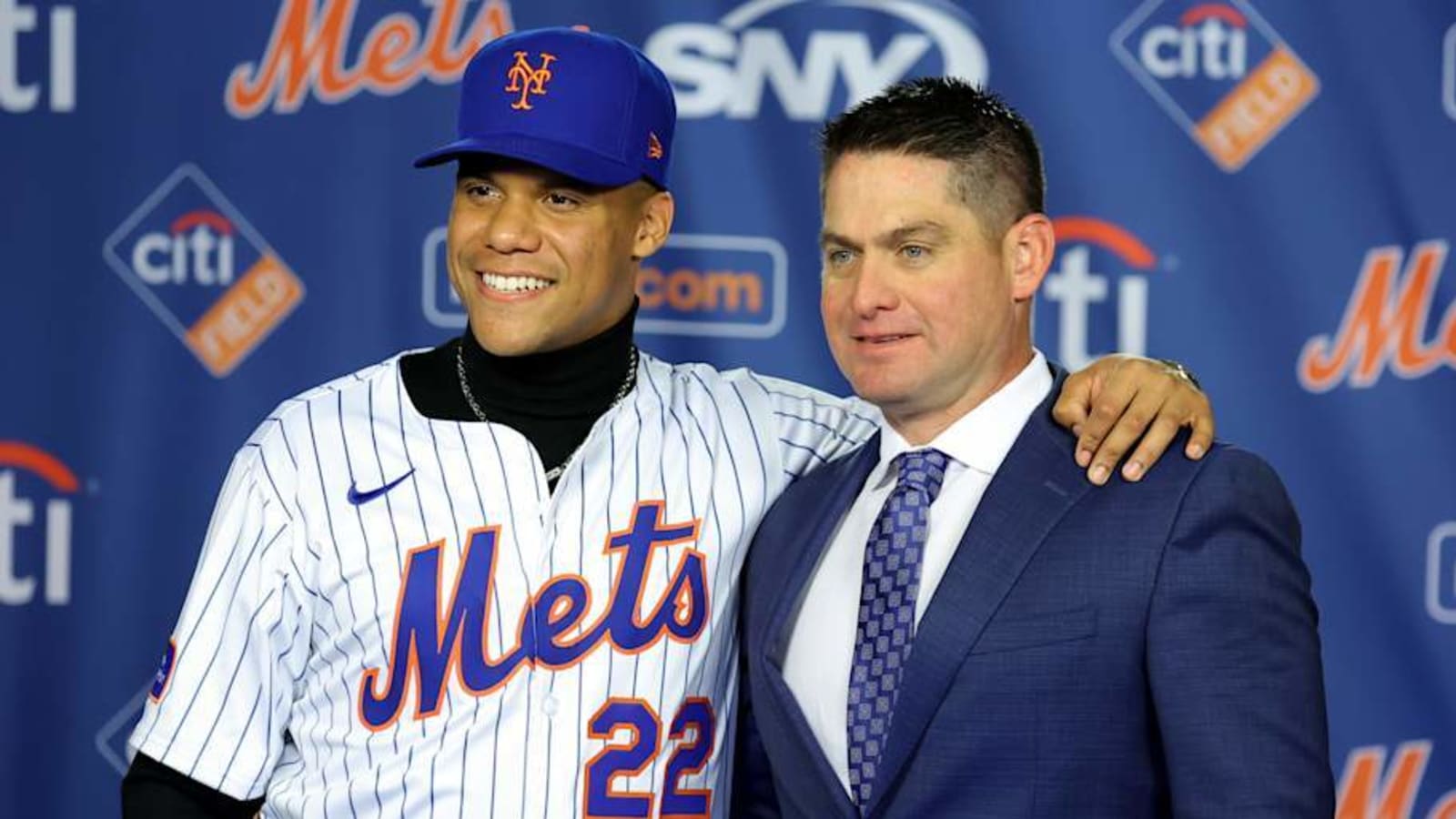 Mets&#39; Carlos Mendoza on Juan Soto addition, Pete Alonso returning