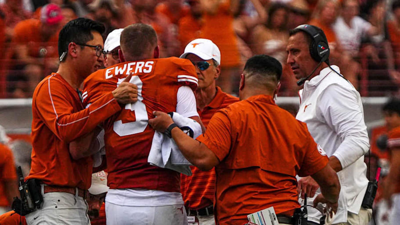 Quinn Ewers injury update: Texas QB&#39;s status for SEC opener